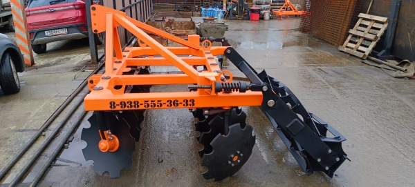 Борона дисковая навесная БДН 2,4х2Н с амортизаторами катка, 14 рабочих органов купить в Волгограде – «БДН-АгроКубань», 4