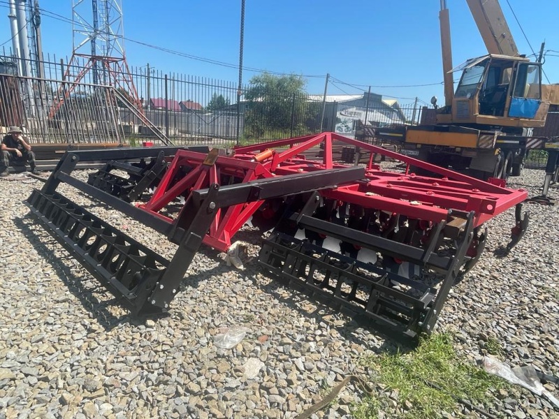 Борона дисковая прицепная БДН 6х4П цельнорамная, 56 рабочих органа купить в Волгограде – «БДН-АгроКубань», 2